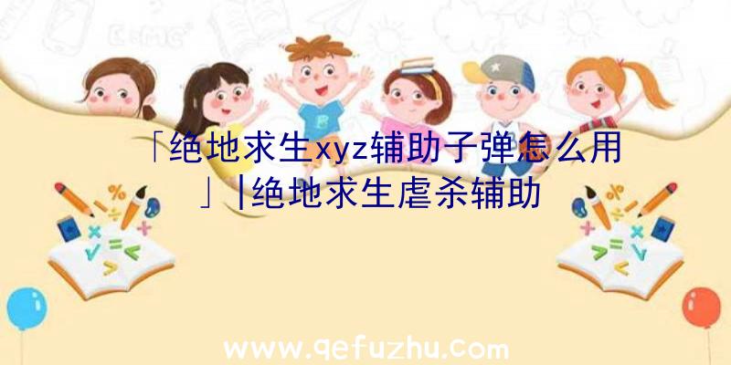 「绝地求生xyz辅助子弹怎么用」|绝地求生虐杀辅助